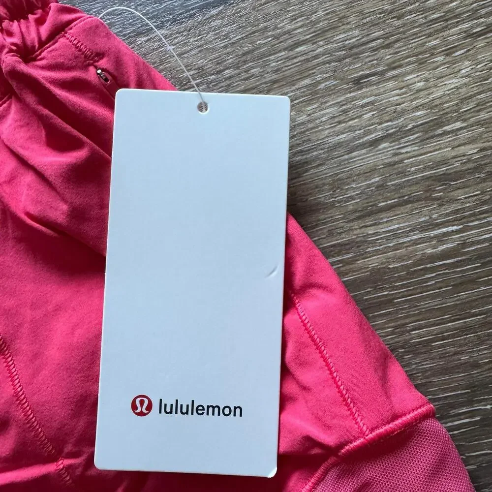 Lululemon Hotty Hot Short High Rise 4” Glaze Pink Size 4 NWT - Picture 3 of 6